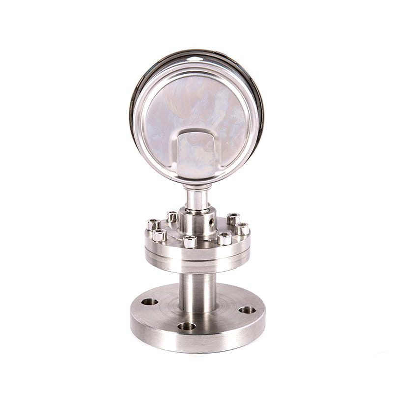 Série Y-M Todos os medidores de pressão de diafragma estéril de aço inoxidável Série Y-M Todos os medidores de pressão de diafragma estéril de aço inoxidável