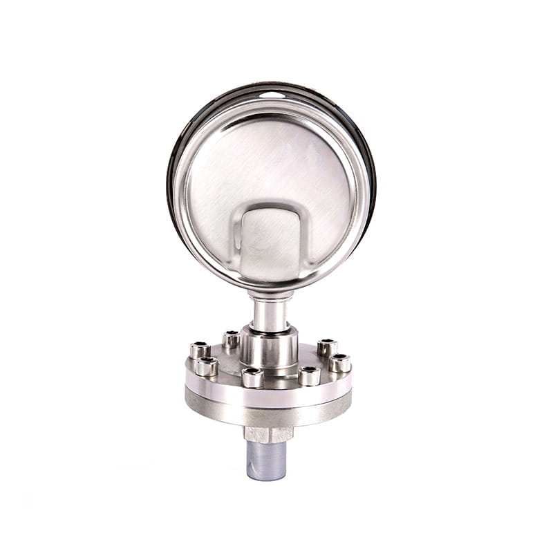 Série Y-M Todos os medidores de pressão de diafragma estéril de aço inoxidável Série Y-M Todos os medidores de pressão de diafragma estéril de aço inoxidável
